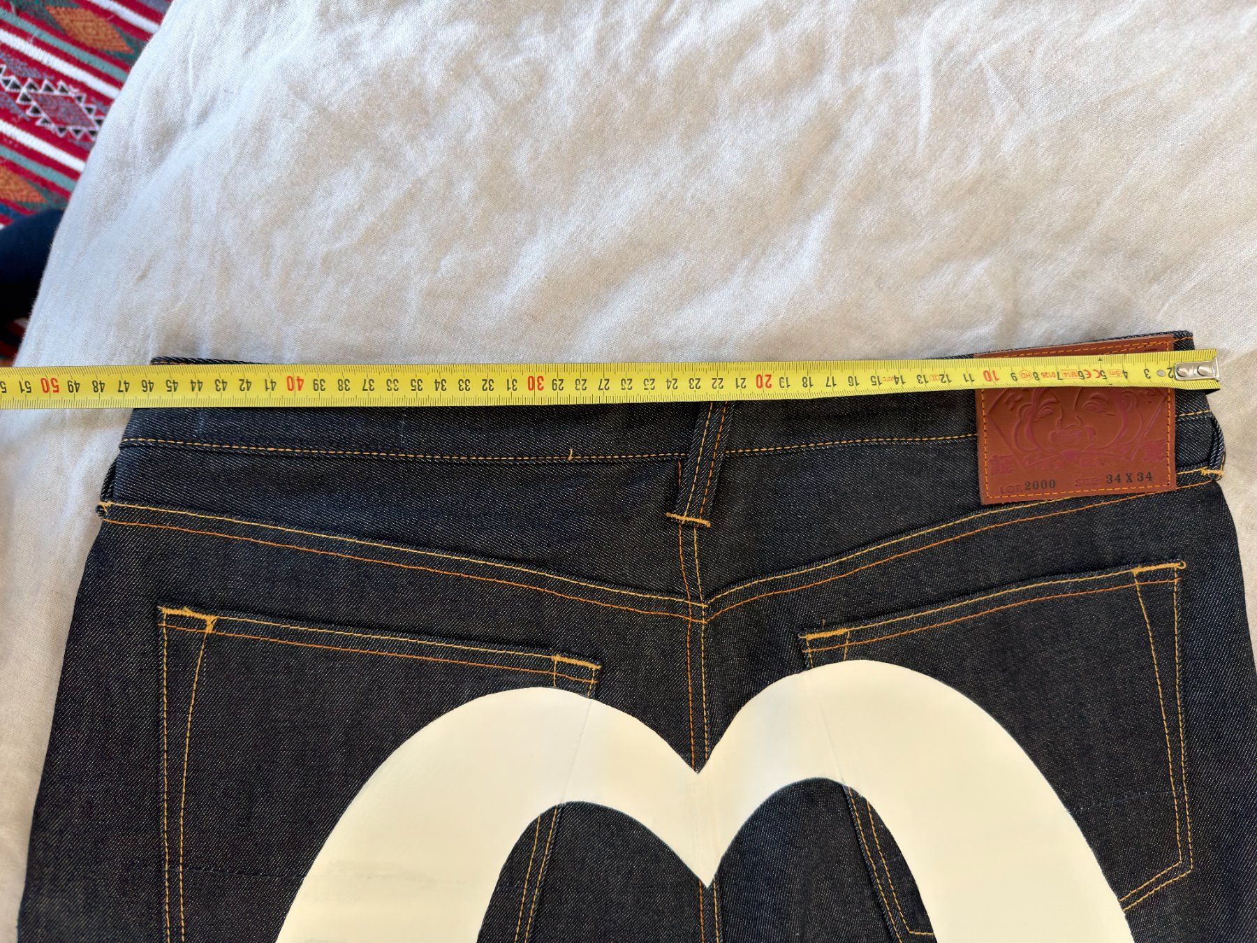 Evisu Jeans: EVISU - Daicock Print Baggy Jeans #2000 – Usato da Horgen venduto da elo_p69z 6