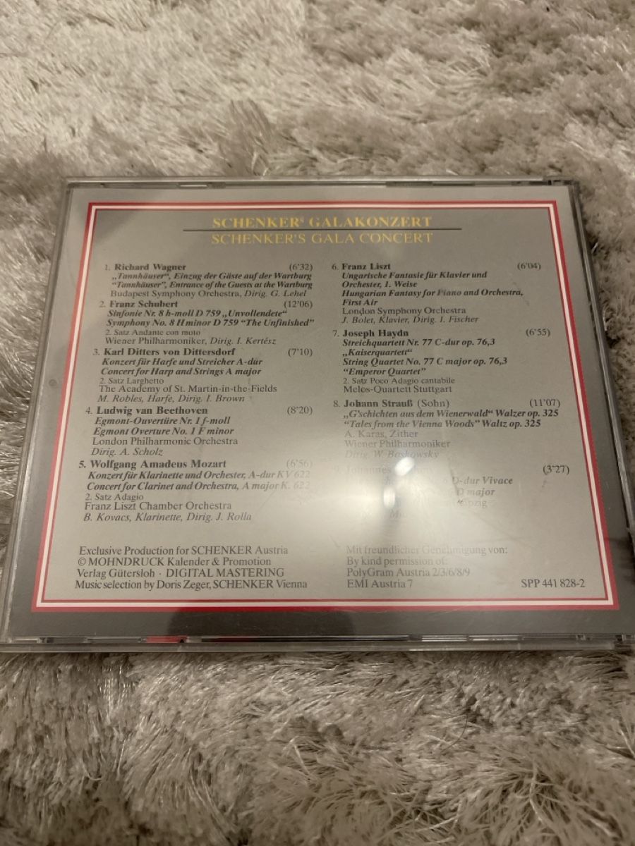 CD: CD Schenker Gala Konzert 1996  – Usato da Unterkulm venduto da AnoliOccasion 1