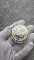 China Dragon 2025 1 oz Silver Space Gold 250 pcs