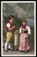 AK Kinder in Appenzeller-Trachten, 1927