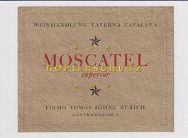 Etikette für Wein - Moscatel superior /bd