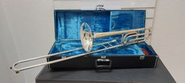 Bb/F Tenorposaune Yamaha YSL-648 Silber, Quartventil Japan