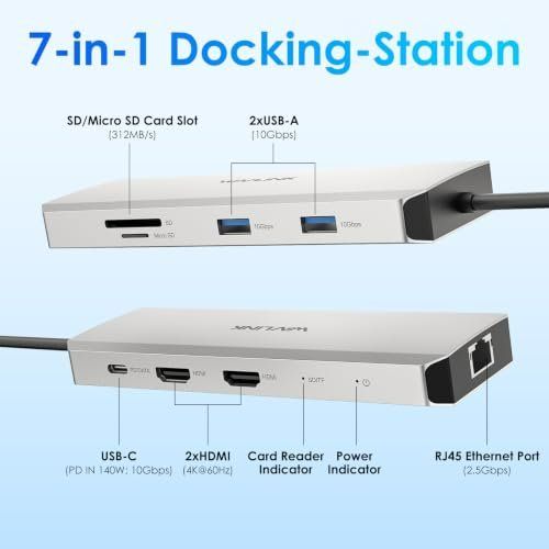 Dockingstation: Dual-4K Laptop-Dockingstation mit 2,5G Ethernet – Neu und originalverpackt aus Suhr von SchnapperCH 1