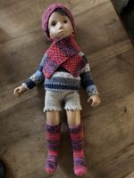 Set: Mütze + Söckli + Halstuch handgestrickt (für die Sasha)