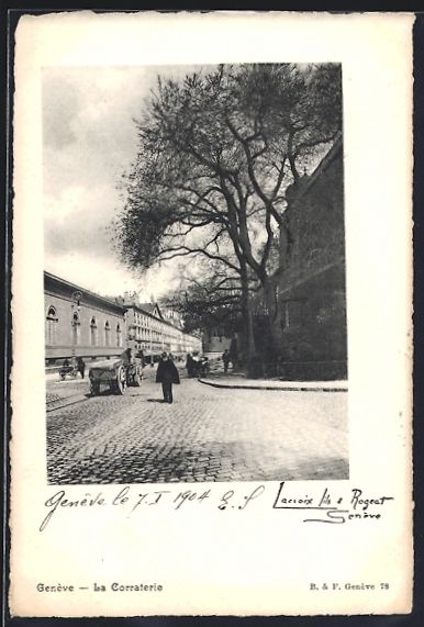 Cartoline postali: AK Genève, La Corraterie – Usato da Berlin venduto da bartko-reher