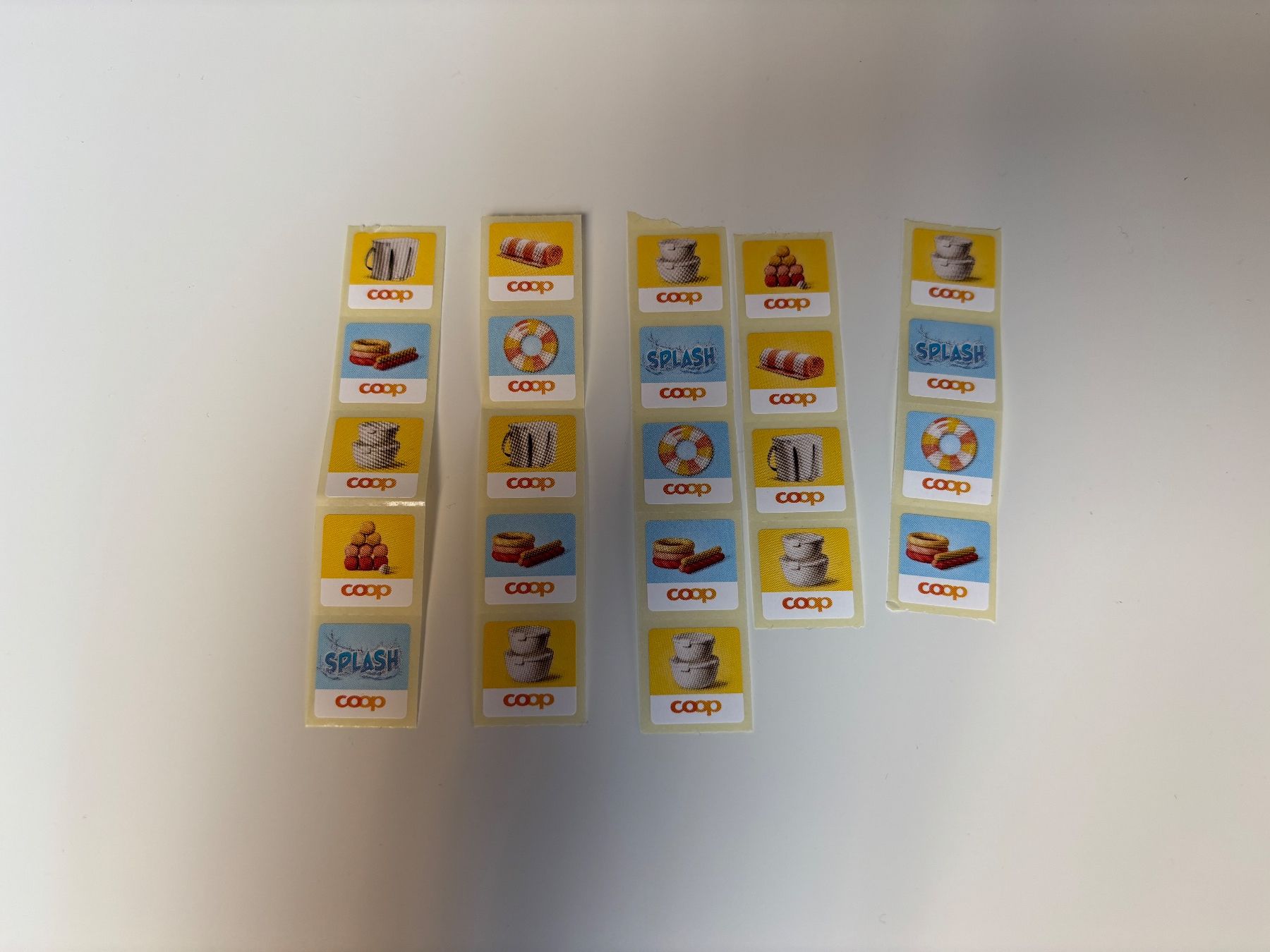 Coop Sammelmarken & -punkte: 23 Coop Splash Marken – Neu (gemäss Beschreibung) aus Baden von AlejandroA