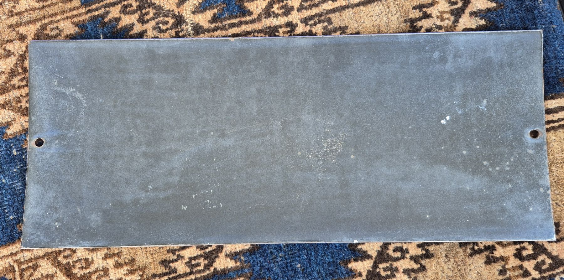 Schilder: Plaque émaillée 20 x 50 cm – Gebraucht aus Genève von antade 1