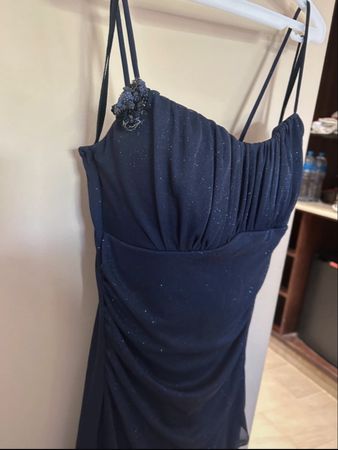 Blue sparkly evening dress, Ruby Rox, L, new without tags
