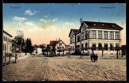 AK Müllheim, Schulhausquartier, Straßenpartie