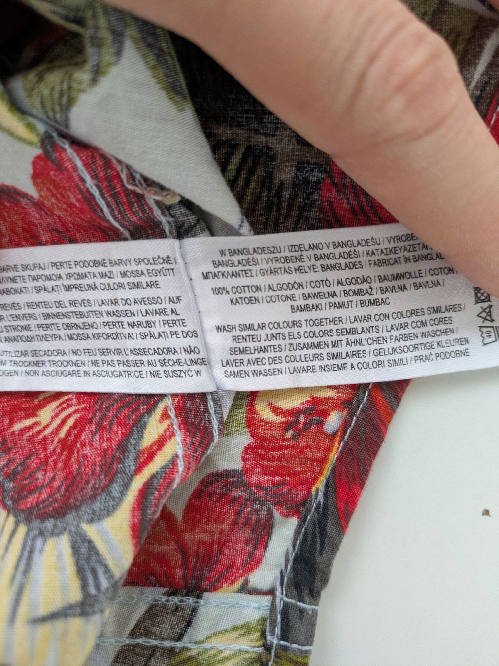 Hemden: Herren Hemd Kurzarm Grösse XL Blumenmuster  – Gebraucht aus Rorschach von joh_v2y2 3