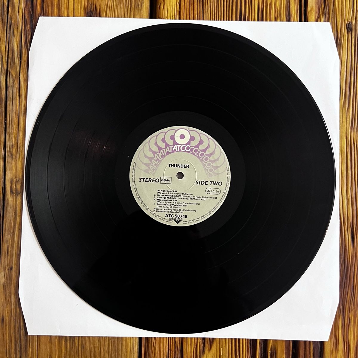 Schallplatten: Thunder - Thunder 1980 ATCO Germany - Vinyl VG – Gebraucht aus Umiken von mar_p7n9 2