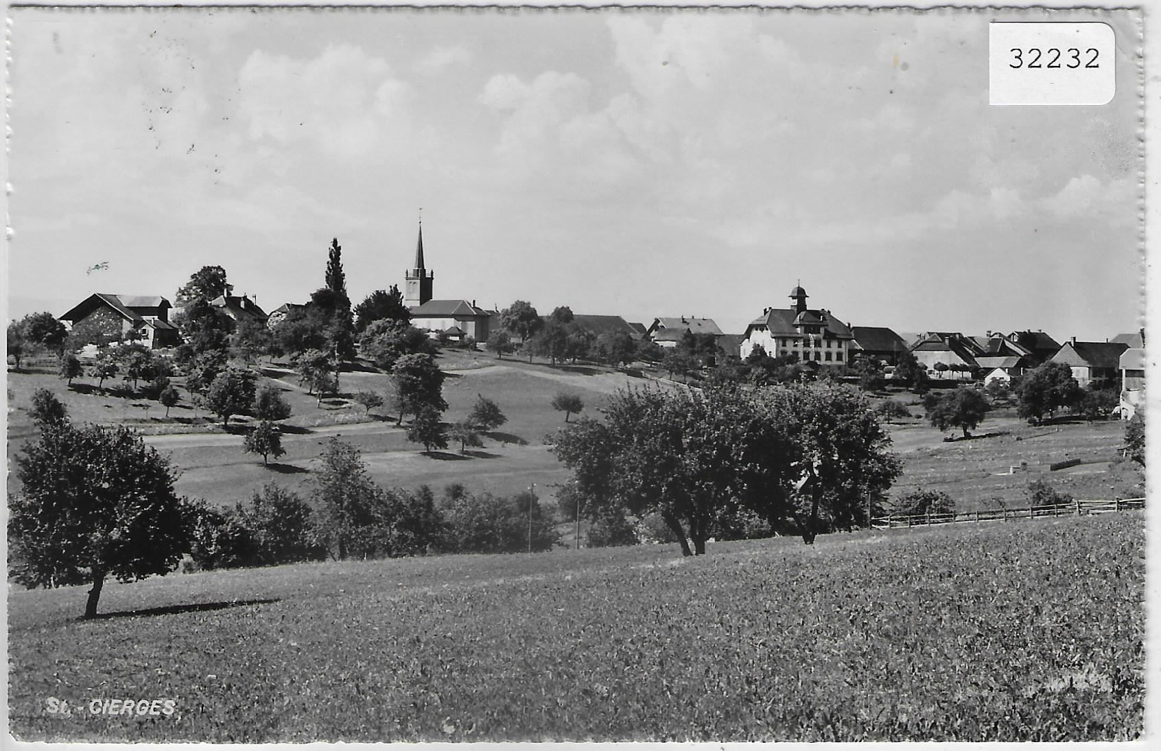 Cartoline postali: St. Cierges - Vue generale – Usato da Ettingen venduto da Kartenplanet