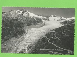 Rhonegletscher und Furkastrasse