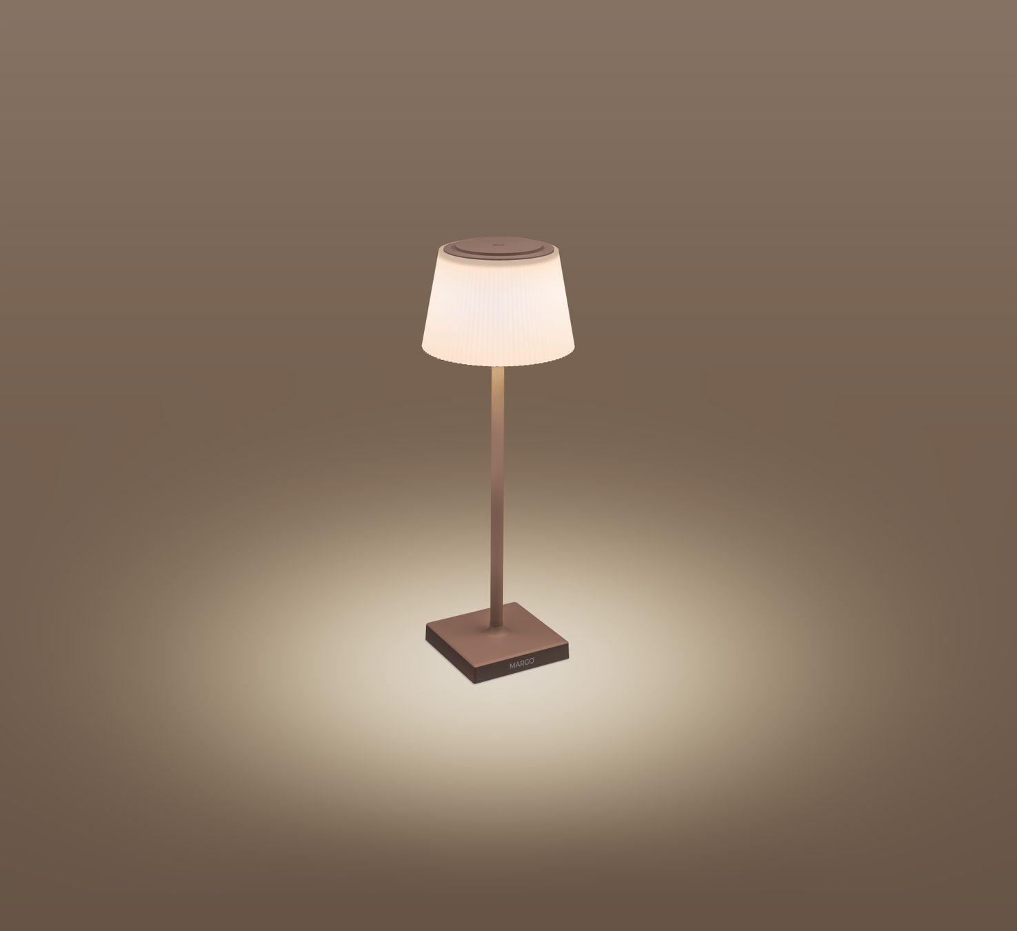 Lampade: Margo Tischlampe Corten – Nuovo e nell'imballaggio originale da Dietlikon venduto da Salesmax