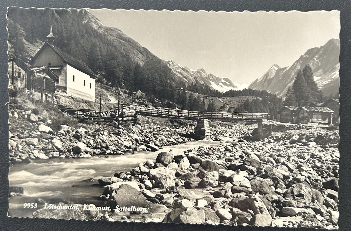 Cartoline postali: AK Kühmatt im Lötschental  – Usato da Horw venduto da Tellbub