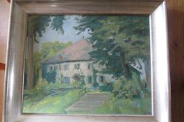 de Meuron Louis Henri, peinture sur bois