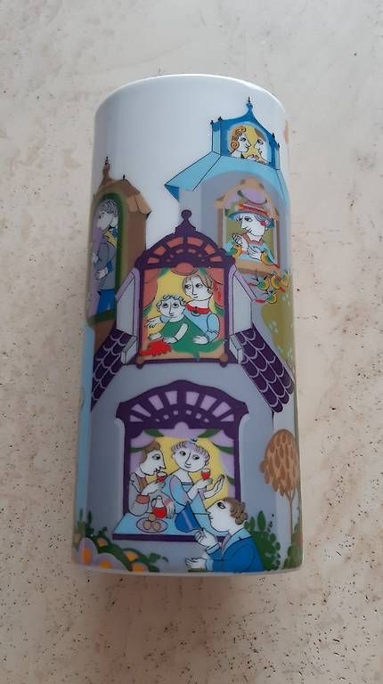 Vasi & Recipienti: Bunte Vase von Rosenthal Studio Linie – Usato da Schaan venduto da jud_59jg