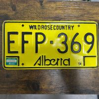 🇨🇦 Autoschild, Alberta EFP-369 - Kanada 