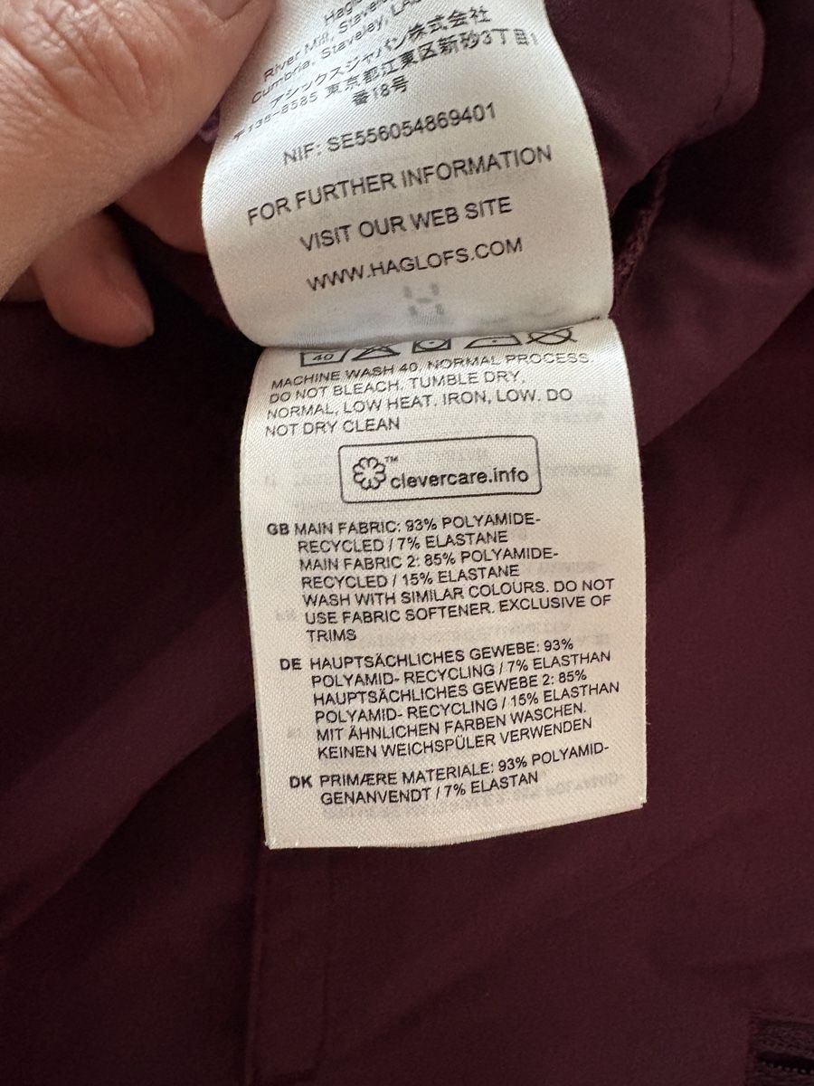 Haglöfs Pantaloni: Haglöfs abnehmbare Wanderhose Gr. 40 – Usato da Boswil venduto da lindebluetetee 3