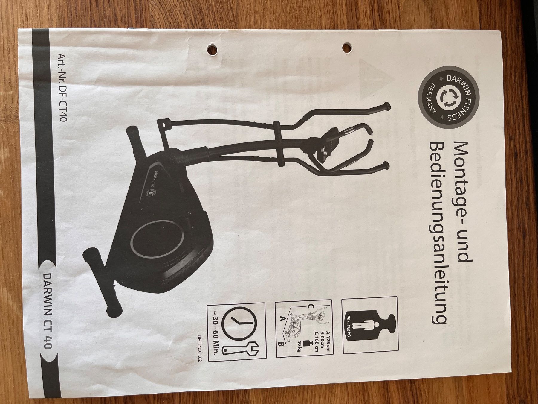 Hometrainer: Crosstrainer Darwin CT 40 – Usato da Herrliberg venduto da Lanaju 3