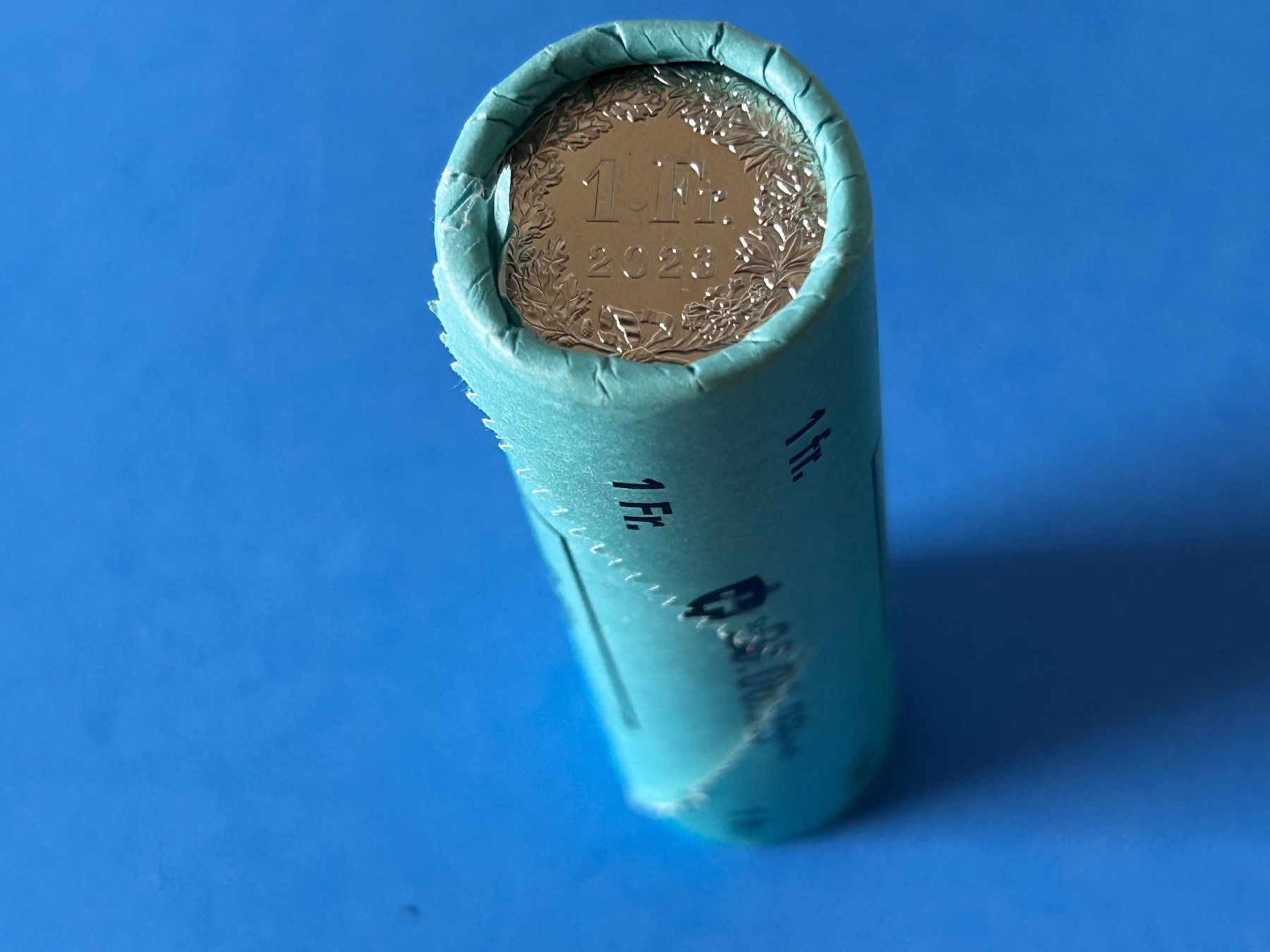 Tutti le monete: 1 Franc / Franken 2023 UNC coin roll – Nuovo (secondo la descrizione) da Corcelles NE venduto da AJKader 2