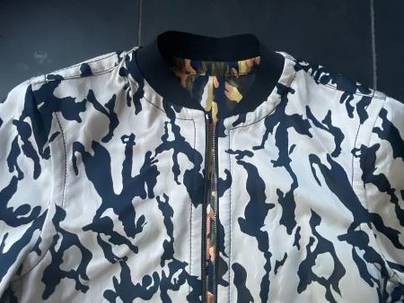 STRENESSE CAMOUFLAGE WENDE MANTEL JACKE 2 Seiten tragbar
