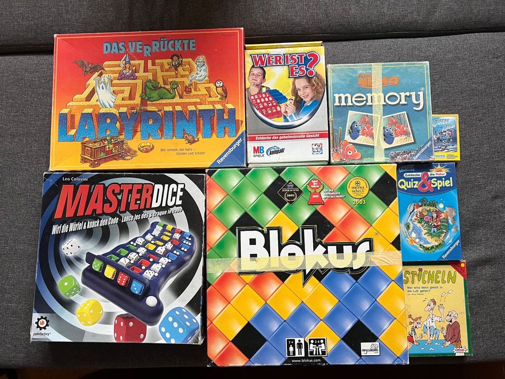 Gesellschaftsspiele Paket Kaufen auf Ricardo