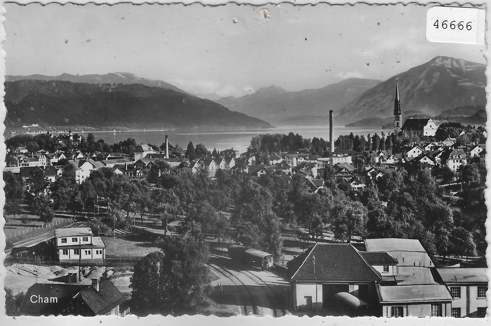 Cartes postales: Cham - Bahnhof – Défectueux à Ettingen par Kartenplanet