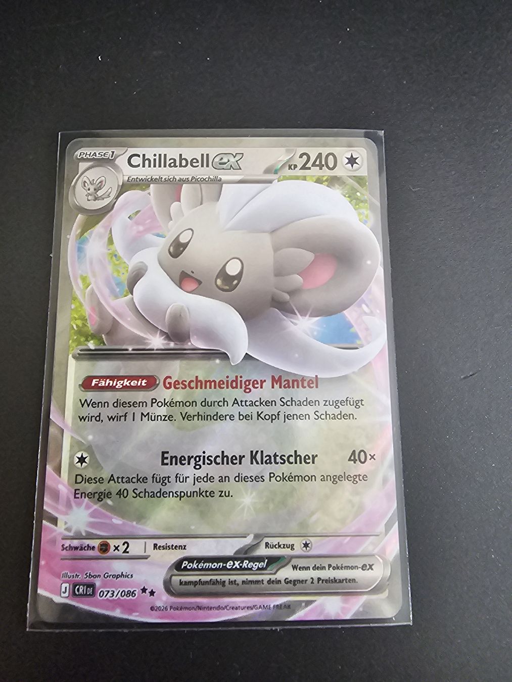 Pokémon Cartes à collectionner: Chillabell EX CRI 073 DE – Neuf avec emballage d'origine à Ermenswil par nuno_goncalves05
