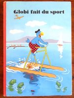 Globi fait du sport.