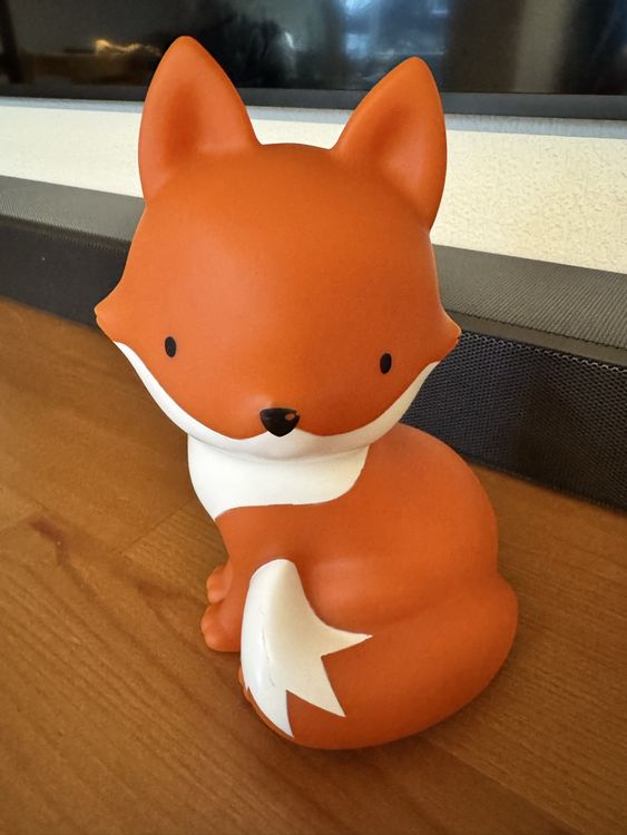 Samunshi Spardose Fuchs - Süße Keramik-Spardose Für Kinder Mit Gummistopfen