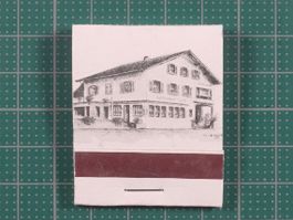 Speiserestaurant Mutschellen, altes Zündholz Briefchen