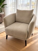 Schubiger Möbel Sessel Beige – neuwertig – Design - 83 x 83