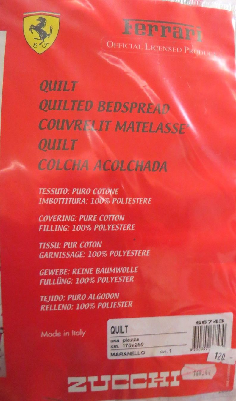 Coperte: Ferrari Bettüberwurf – Nuovo e nell'imballaggio originale da Ettingen venduto da campione_1 1