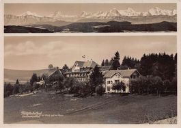 Rüttihubelbad im Emmental und Blick auf die Alpen um 1935-40