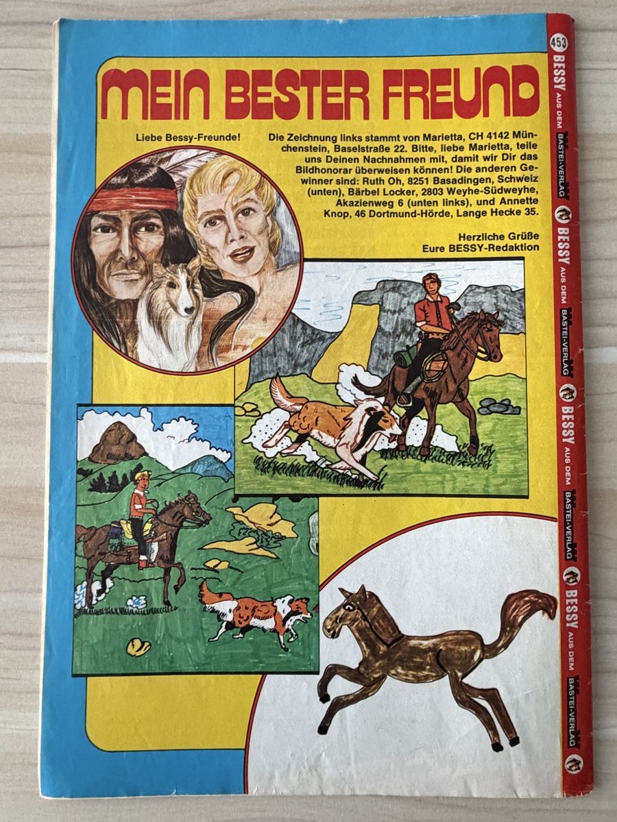 Comics: Bessy Bastei Heft 453 – Gebraucht aus Kehrsatz von Raboy 1
