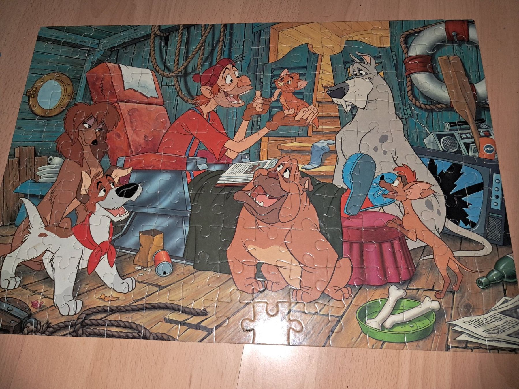 Disney Puzzles: 150er Puzzle Sujets Disney "Oliver & Co" Clementoni – Gebraucht aus Turgi von Lenggin