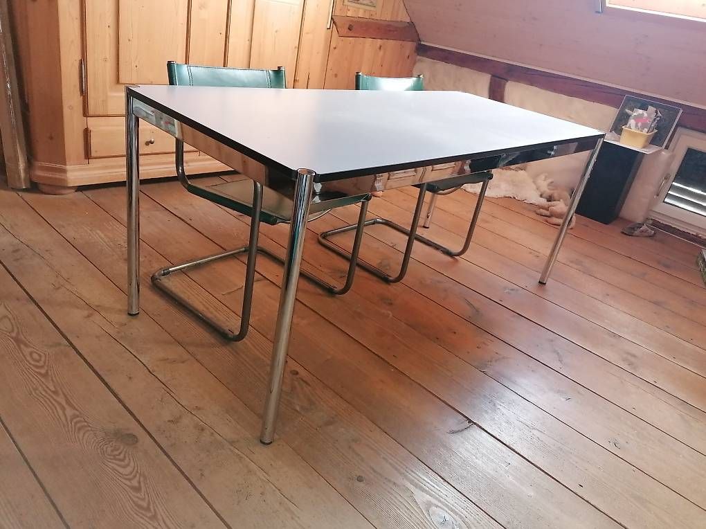USM Tavoli: USM Tisch weiss-chrom – Usato da Ramsen venduto da Rx6za 4