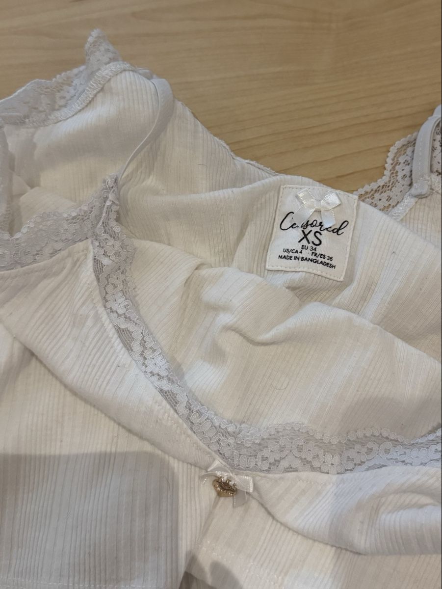 Negligees & Pigiami: Pyjama Top mit Hose, weiss, Grösse 34 – Nuovo (secondo la descrizione) da Tuggen venduto da jess_gls06 1