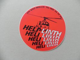 Kleber 40 Jahre alt Flugzeug Helicopter Heli - Linth Mollis