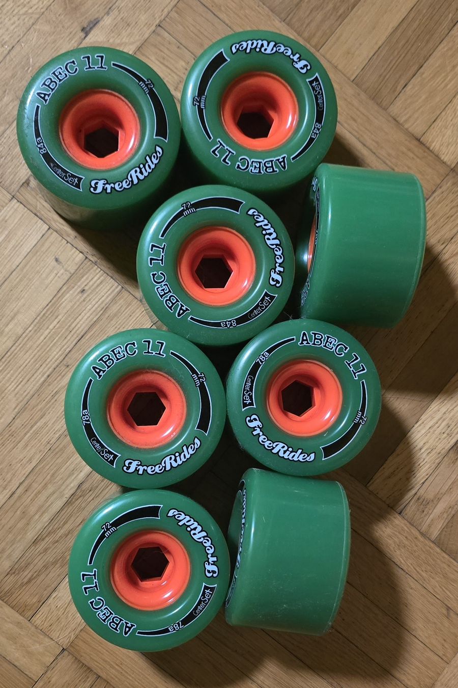 Skateboards: Longboard Wheels Centerset 8Stk. – Neu und originalverpackt aus nänikon von Gstibu