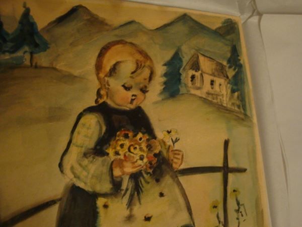 Dipinti: Top originales Aquarell Hummel Berta – Antico da Mosnang venduto da Goldwasser 8