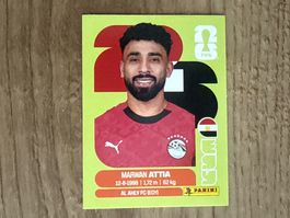 Panini FIFA World Cup 2026 Sticker Marwan Attia EGY 10