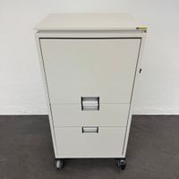 Steelcase Moby Roll-Caddy - Weiss - mit Vollmantelschublade