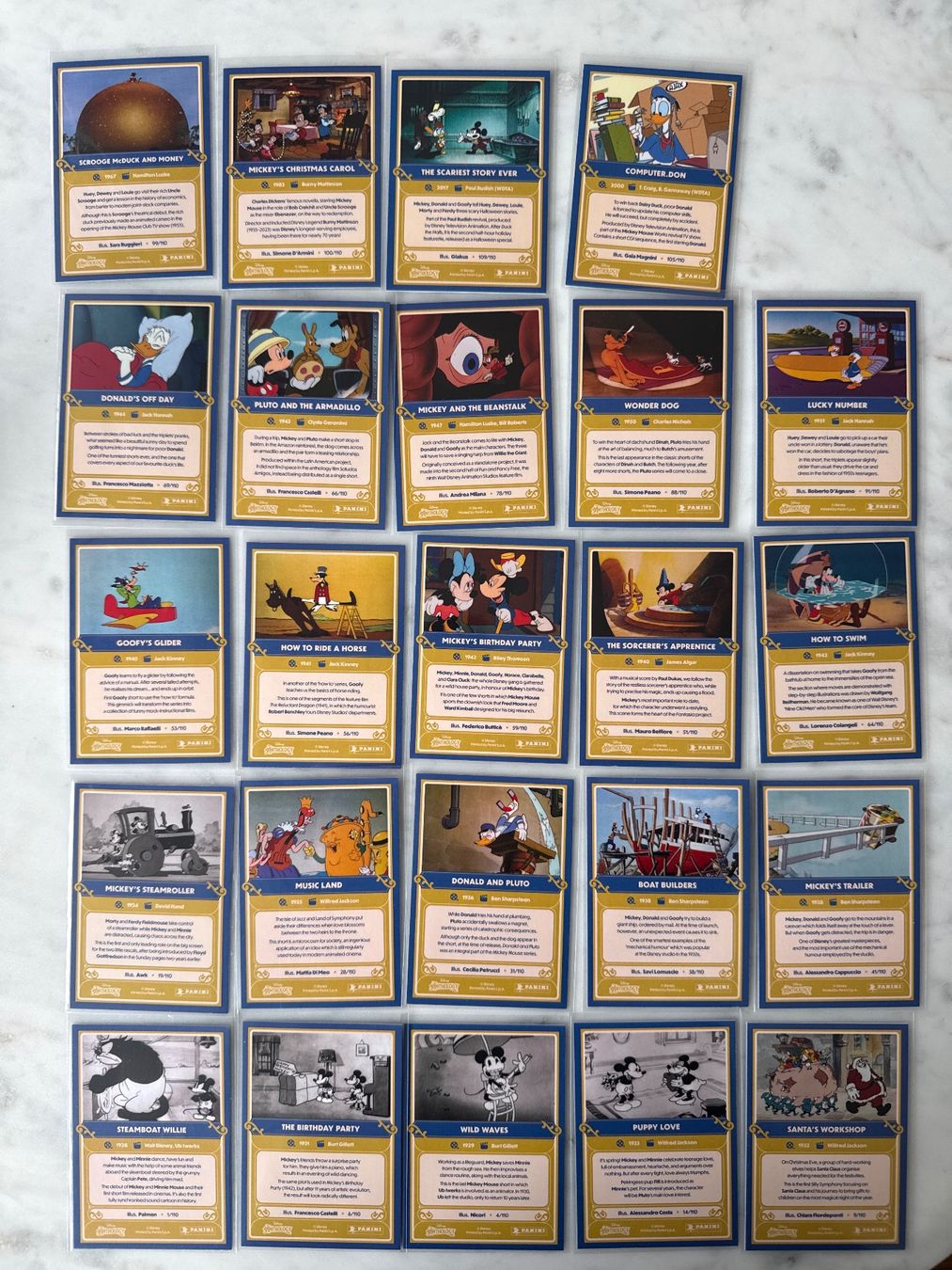 Panini Carte collezionabili: 24 verschiedene Panini Disney Anthology Karten – Usato da Bern venduto da bestdeal_bern 1