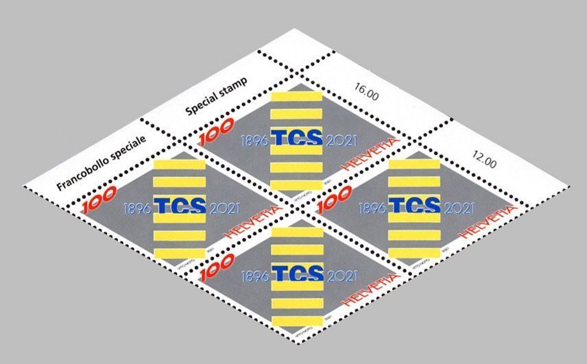 Alle Briefmarken: Viererblock TCS Jubiläum** – Neu (gemäss Beschreibung) aus Dottikon von haeusibuh5