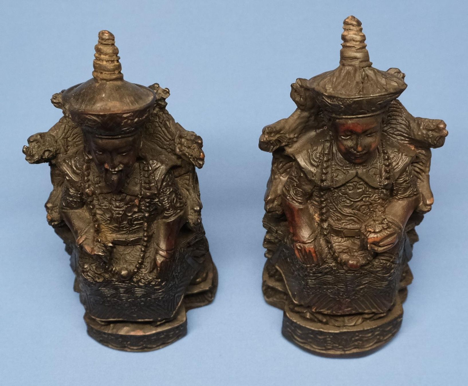 Figurines: 2 ältere chinesische Figuren Kaiserpaar – D'occasion à Zürich par Melody2000 6