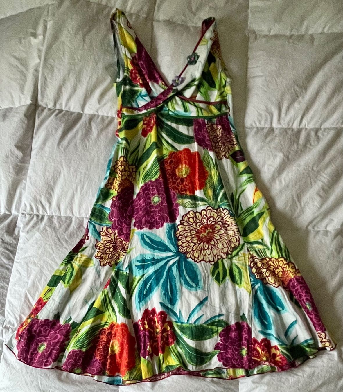 Vestiti: Vestito lino multicolor vintage – Usato da Breganzona venduto da mas_tv72 1