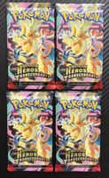 Pokémon 4x Boosters Héros Transcendants FR Neufs Scellés