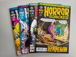 Horror Schocker, #61, 62, 63, 64, Weissblech Z0-1!